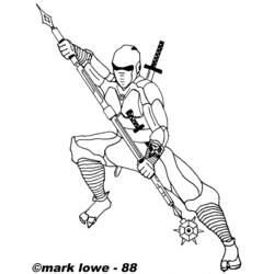 Coloring page: Ninja (Characters) #148315 - Free Printable Coloring Pages