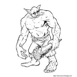 Coloring page: Ogre (Characters) #102802 - Free Printable Coloring Pages