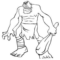 Coloring page: Ogre (Characters) #102812 - Free Printable Coloring Pages