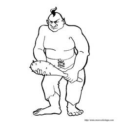 Coloring page: Ogre (Characters) #102814 - Free Printable Coloring Pages