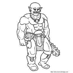 Coloring page: Ogre (Characters) #102816 - Free Printable Coloring Pages