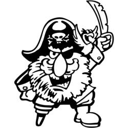 Coloring page: Pirate (Characters) #105007 - Free Printable Coloring Pages