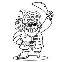 Coloring pages: Pirate - Free Printable Coloring Pages