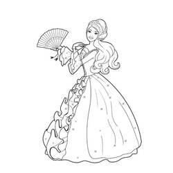 Coloring page: Princess (Characters) #85228 - Free Printable Coloring Pages