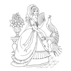 Coloring page: Princess (Characters) #85273 - Free Printable Coloring Pages