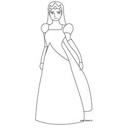 Coloring page: Princess (Characters) #85416 - Free Printable Coloring Pages