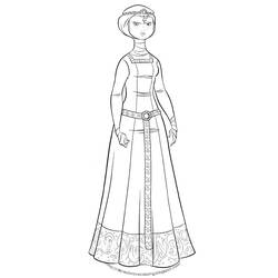 Coloring page: Queen (Characters) #106292 - Free Printable Coloring Pages