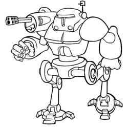 Coloring page: Robot (Characters) #106563 - Free Printable Coloring Pages