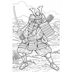 Coloring page: Samurai (Characters) #107263 - Free Printable Coloring Pages