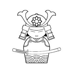 Coloring page: Samurai (Characters) #107265 - Free Printable Coloring Pages