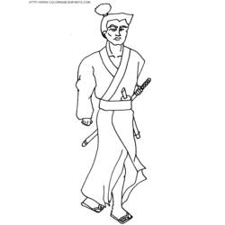 Coloring page: Samurai (Characters) #107274 - Free Printable Coloring Pages