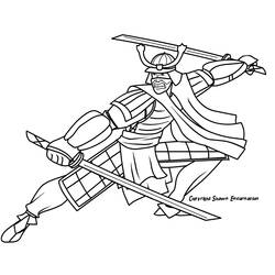 Coloring pages: Samurai - Free Printable Coloring Pages