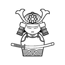 Coloring page: Samurai (Characters) #107287 - Free Printable Coloring Pages