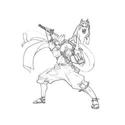 Coloring page: Samurai (Characters) #107297 - Free Printable Coloring Pages