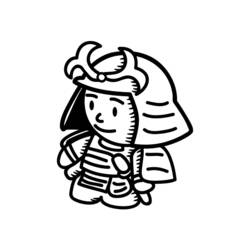Coloring page: Samurai (Characters) #107299 - Free Printable Coloring Pages