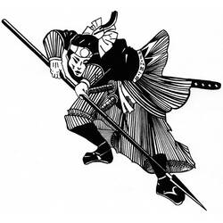 Coloring page: Samurai (Characters) #107305 - Free Printable Coloring Pages