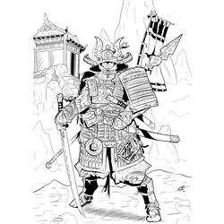 Coloring page: Samurai (Characters) #107315 - Free Printable Coloring Pages