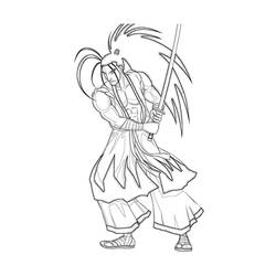 Coloring page: Samurai (Characters) #107335 - Free Printable Coloring Pages