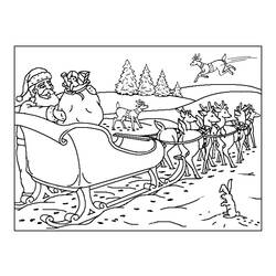 Coloring page: Santa Claus (Characters) #104656 - Free Printable Coloring Pages