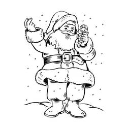 Coloring page: Santa Claus (Characters) #104669 - Free Printable Coloring Pages