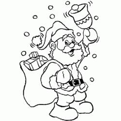 Coloring page: Santa Claus (Characters) #104804 - Free Printable Coloring Pages