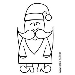 Coloring page: Santa Claus (Characters) #104911 - Free Printable Coloring Pages
