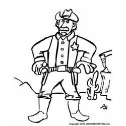Coloring page: Sheriff (Characters) #107438 - Free Printable Coloring Pages