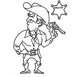 Coloring page: Sheriff (Characters) #107501 - Free Printable Coloring Pages