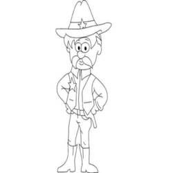 Coloring page: Sheriff (Characters) #107654 - Free Printable Coloring Pages