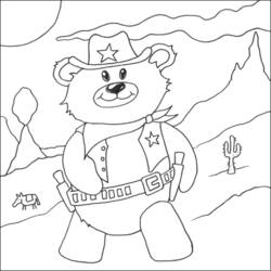 Coloring page: Sheriff (Characters) #107692 - Free Printable Coloring Pages