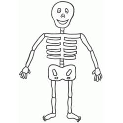 Coloring page: Skeleton (Characters) #147411 - Free Printable Coloring Pages