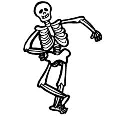 Coloring page: Skeleton (Characters) #147413 - Free Printable Coloring Pages