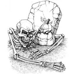 Coloring page: Skeleton (Characters) #147421 - Free Printable Coloring Pages