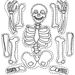 Coloring page: Skeleton (Characters) #147464 - Free Printable Coloring Pages