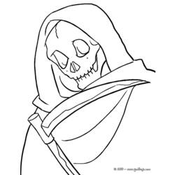 Coloring page: The Death (Characters) #108727 - Free Printable Coloring Pages