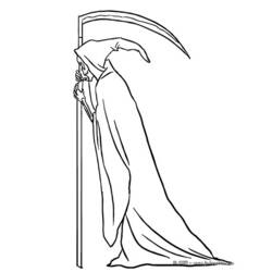 Coloring page: The Death (Characters) #108746 - Free Printable Coloring Pages