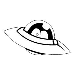 Coloring page: UFO (Characters) #103151 - Free Printable Coloring Pages