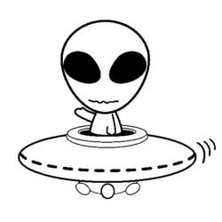 Coloring page: UFO (Characters) #103168 - Free Printable Coloring Pages
