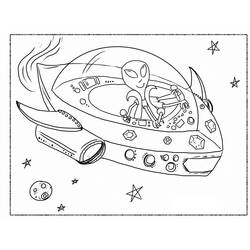 Coloring page: UFO (Characters) #103456 - Free Printable Coloring Pages