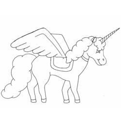 Coloring page: Unicorn (Characters) #19433 - Free Printable Coloring Pages