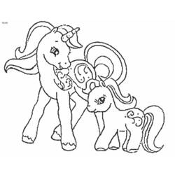 Coloring page: Unicorn (Characters) #19442 - Free Printable Coloring Pages