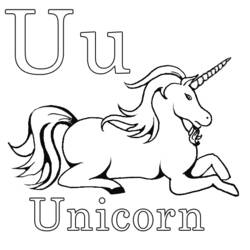 Coloring page: Unicorn (Characters) #19547 - Free Printable Coloring Pages