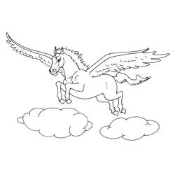 Coloring page: Unicorn (Characters) #19555 - Free Printable Coloring Pages
