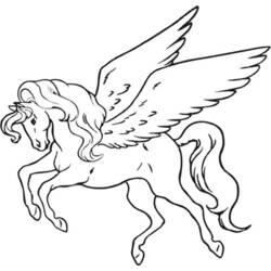 Coloring pages: Unicorn - Free Printable Coloring Pages
