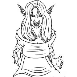 Coloring page: Vampire (Characters) #85889 - Free Printable Coloring Pages