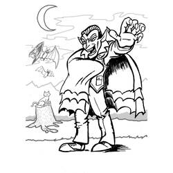 Coloring page: Vampire (Characters) #85896 - Free Printable Coloring Pages
