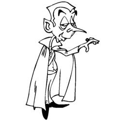 Coloring page: Vampire (Characters) #85908 - Free Printable Coloring Pages