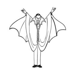 Coloring page: Vampire (Characters) #85915 - Free Printable Coloring Pages