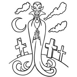 Coloring page: Vampire (Characters) #85937 - Free Printable Coloring Pages