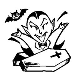 Coloring page: Vampire (Characters) #86011 - Free Printable Coloring Pages